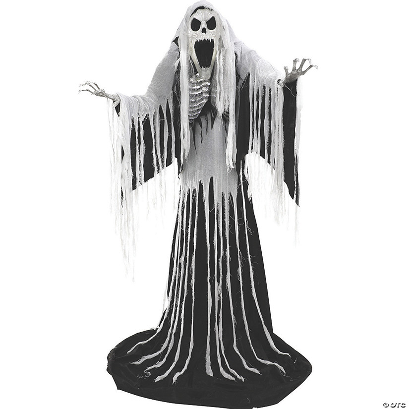7' Animated Towering Wailing Soul Halloween Decoration Image