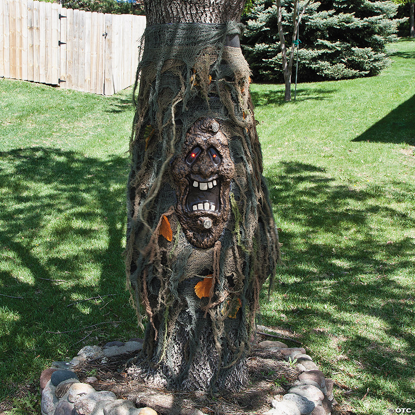 Tree Ghost with Light-Up Eyes Halloween Decoration