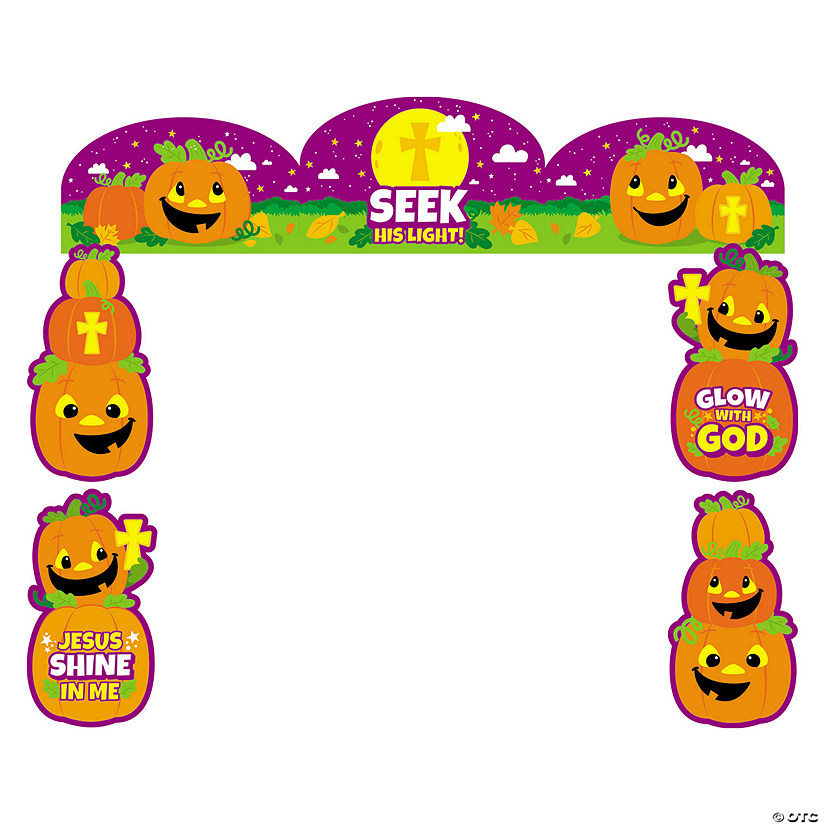 Value Christian Pumpkin Trunk-or-Treat Decorating Kit - 7 Pc.