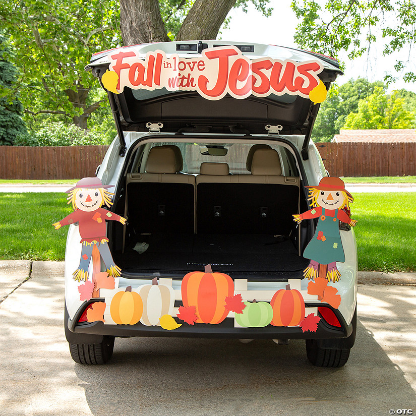 Value Religious Scarecrow Trunk-or-Treat Decorating Kit - 17 Pc.