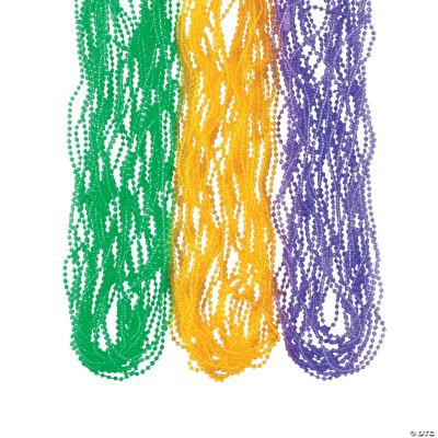 Mardi Gras Rainbow Party Beads
