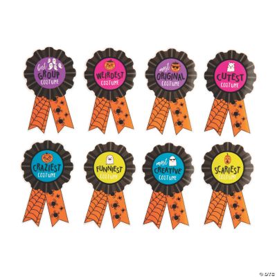 Bulk 24 Pc. Halloween Costume Award Sticker Badges Discontinued