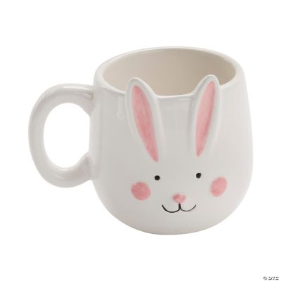 12 oz. Easter Bunny Reusable Ceramic Mugs - 4 Ct.