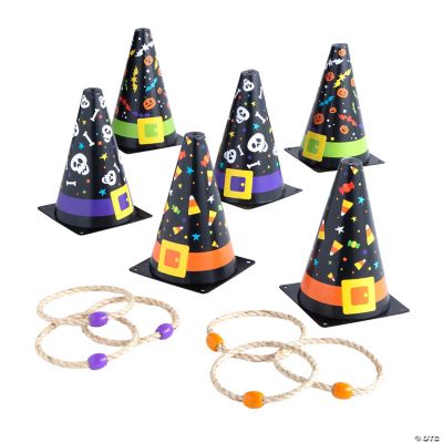Halloween Witch Cone Ring Toss Game | Halloween Express