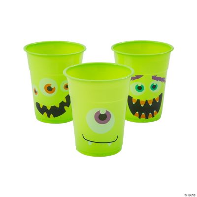 Bulk 50 Ct. Jack-O'-Lantern Disposable Plastic Cups - 16 oz.