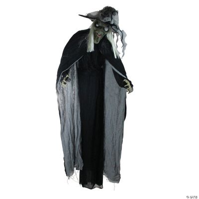Northlight 6' LED Lighted Standing Wicked Witch with Cape Halloween Decoration | Halloween Express