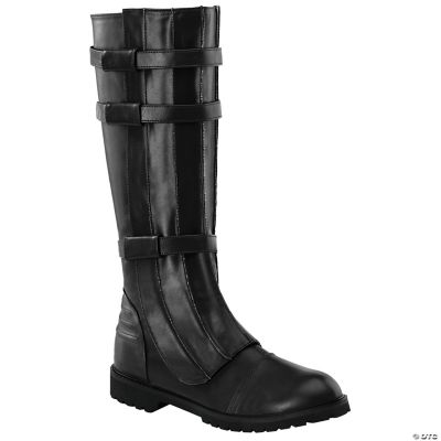 Men's Black Walker Boots | Halloween Express