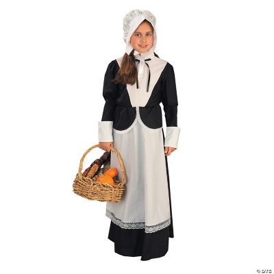 Girl's Pilgrim Costume Halloween Express