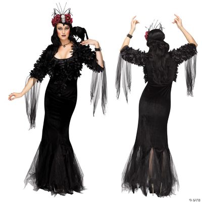 Lady Raven Costume Adult Black main image 0