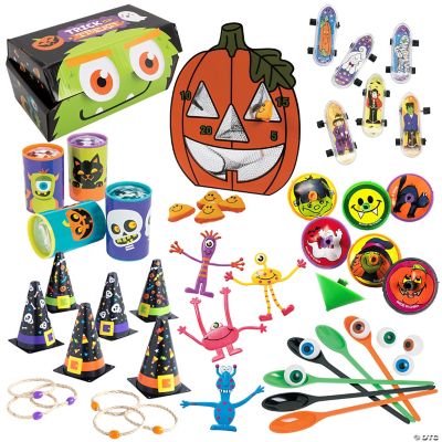 Bulk 267 Pc. TrunkorTreat Deluxe Halloween Games & Prizes Kit