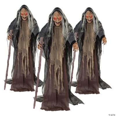 5 Ft. Bulk Animated Standing Witches Set - 3 Pc. | Halloween Express