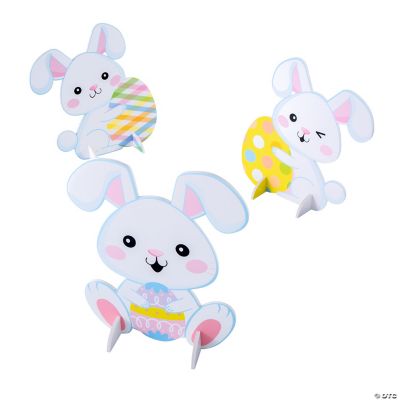 Hippity Hoppity Bunny Centerpiece Set - 3 Pc. | Halloween Express