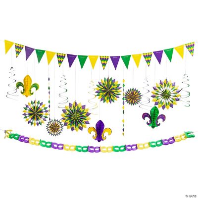  Mardi Gras Banner, Mardi Gras Decorations for Party