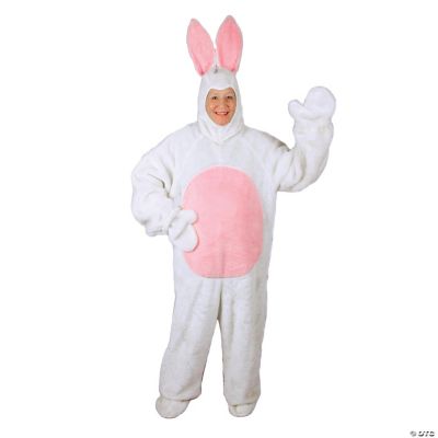 Kid's Easter Bunny Suit with Hood Pink Halloween Express