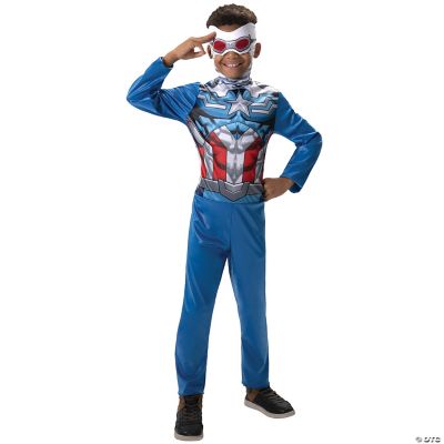 Kids Value Captain America Sam Wilson Costume Halloween Express
