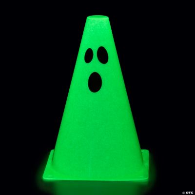 GlowintheDark Ghost Traffic Cones 12 Pc. Halloween Express
