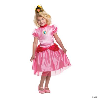 Super Brothers Princess Peach Costume For Women Halloween Cosplay