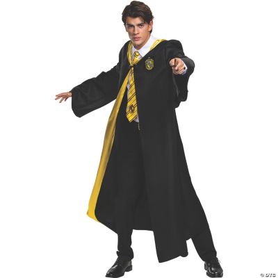Adult Deluxe Harry Potter Hufflepuff Robe Halloween Express
