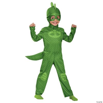 Disguise DG17150M Child's PJ Masks Gekko Classic Costume, Green, Size 3T-4T