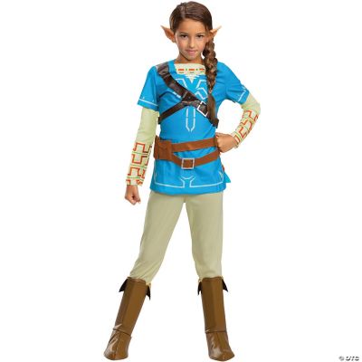  Link Costume for Kids, Official Zelda Breath of The
