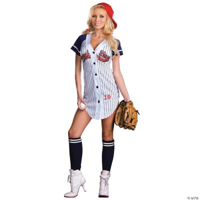 Women’s Grand Slam Baseball Costume Halloween Express