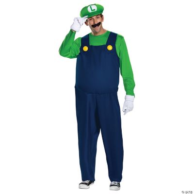 2023 Super Mario Luigi Bros Fancy Dress For Adult Kids Idraulico Halloween  Party Deluxe Cosplay Costume-e