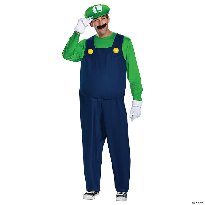 Adults Deluxe Super Mario Bros.™ Luigi Costume