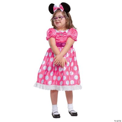 Kids Pink Disney Minnie Mouse Adaptive Costume Halloween Express