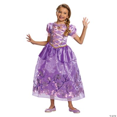 Kid's Deluxe Disney's Rapunzel Costume Halloween Express