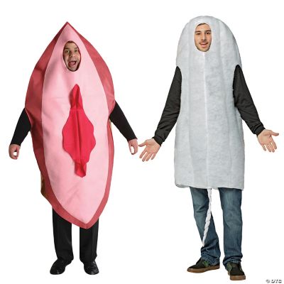 Big Pink & Tampon Couple Costume