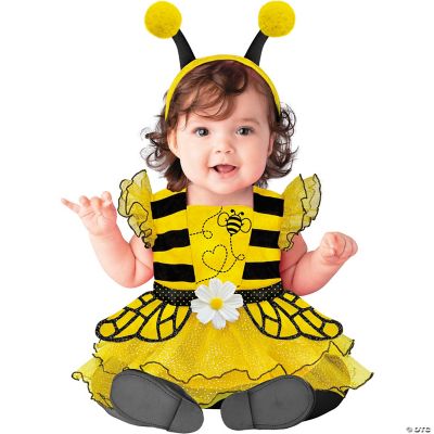 Baby Girl Yellow Black Polyester Baby Bee Halloween Costume Halloween  Express