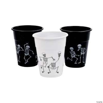 Bulk 50 Ct. Jack-O'-Lantern Disposable Plastic Cups - 16 oz.