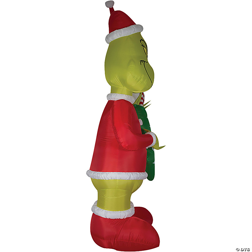 108" Blow Up Inflatable Grinch with Stock Giant Outdoor Yard Decoration