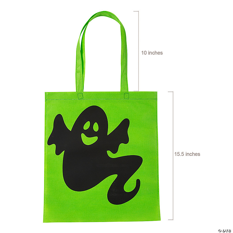 15 x 17 Large Nonwoven Rainbow Tote Bags - 12 Pc.