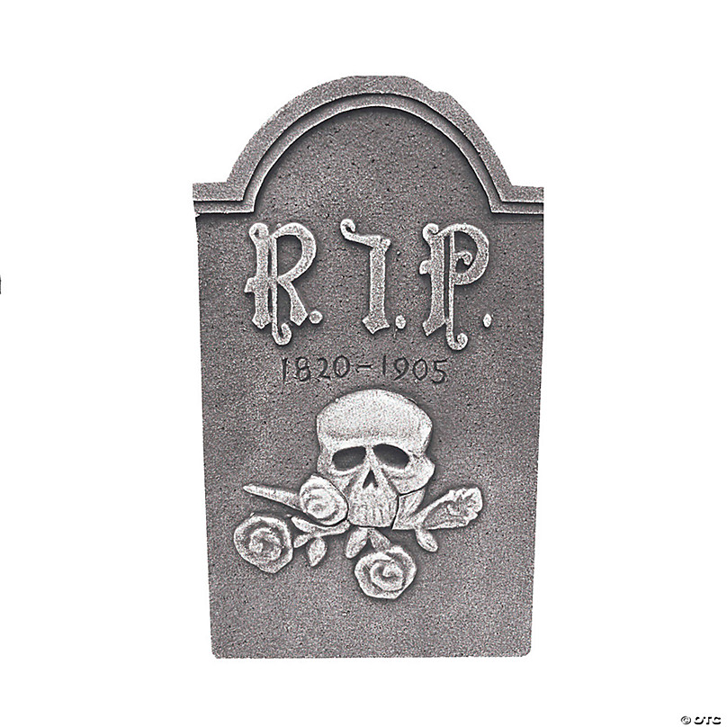 Halloween Rip Grave with skull 28153141 PNG