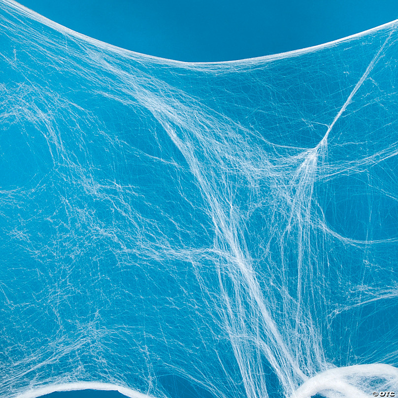 Giant glow in the outlet dark spider web