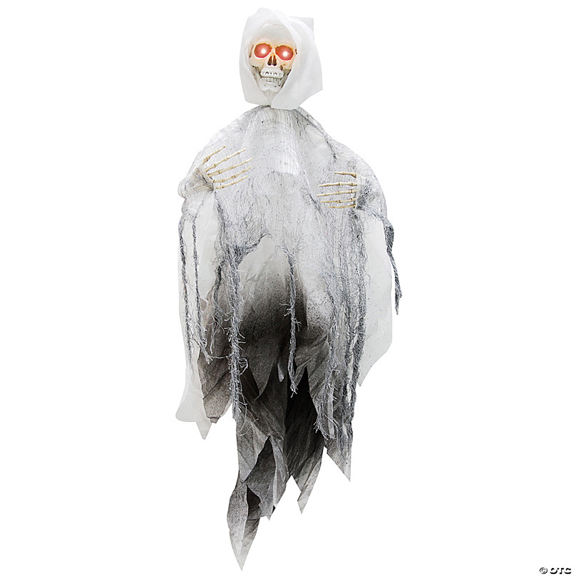 36" Hanging Shaking Skeleton Reaper Decoration Halloween Express