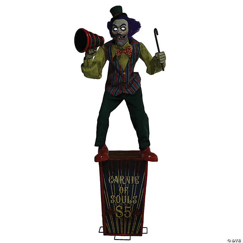 6 Ft. Servo Carnival Barker Halloween Decoration Halloween Express