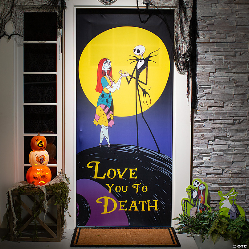 Nightmare Before Christmas Door Designs Vinyl Wall Art Decal, Jack