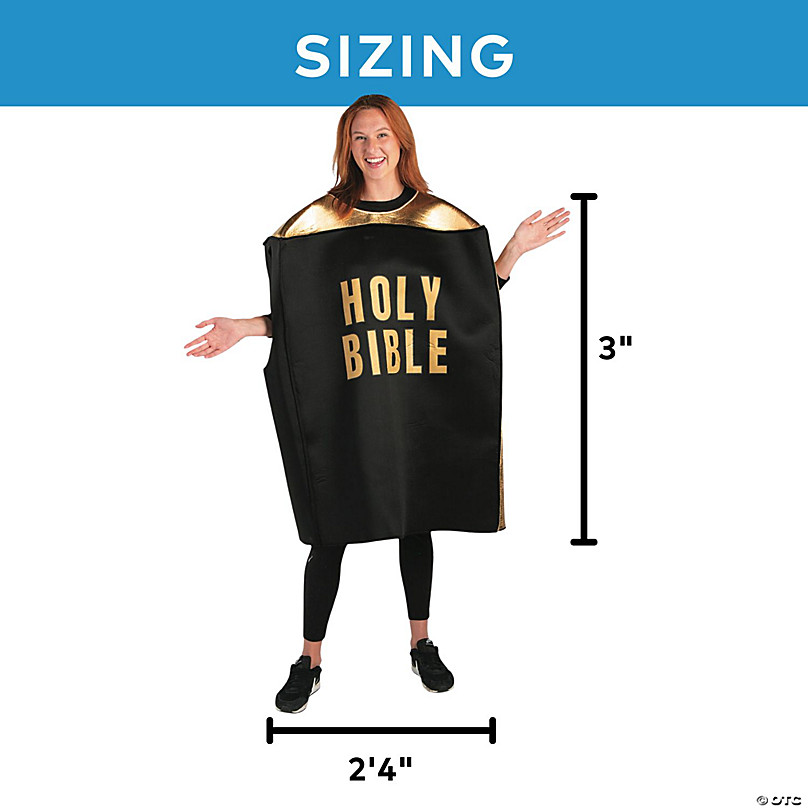 Fun Costumes - Sac à Main Déguisement Bible Sainte, Style Standard