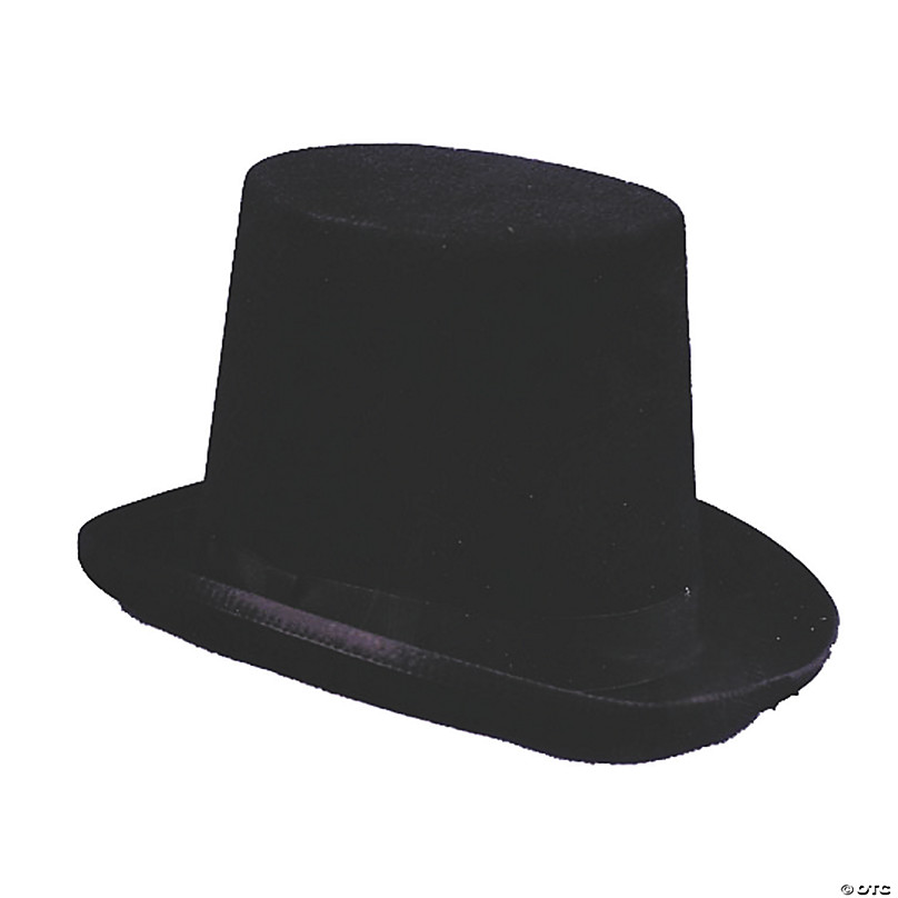 Adults Black Stovepipe Hat - Extra Large