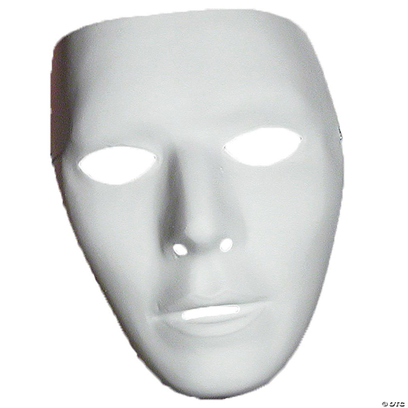 White Blank Mask