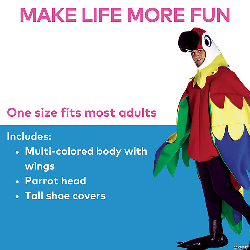Adults Parrot Costume | Halloween Express