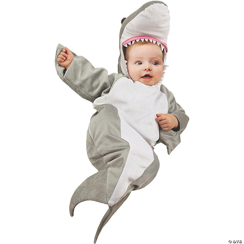Baby Shark Bunting Costume - 0-6 Months