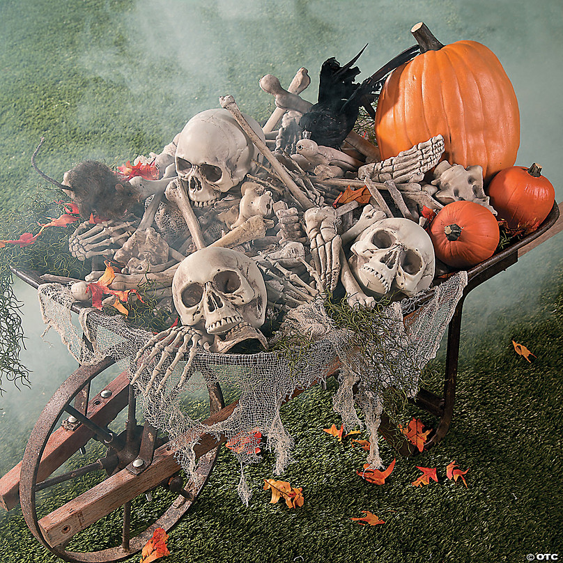 Seasons 17-1/2 in. Bags of Bones Halloween Decor 