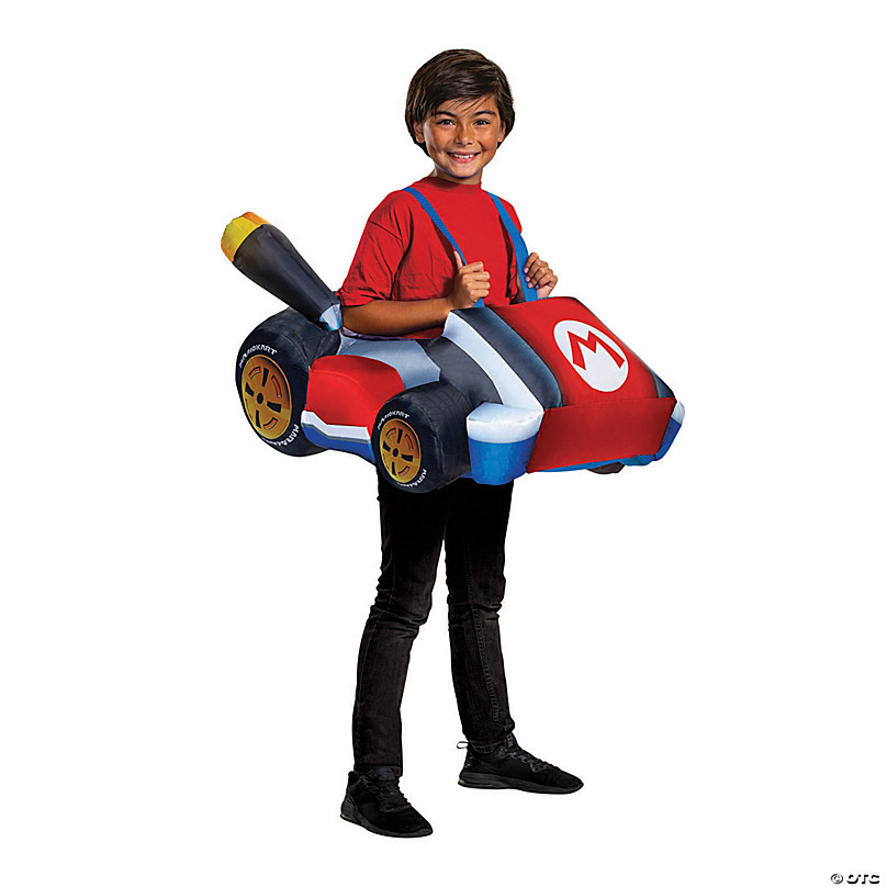 Boy's Inflatable Super Mario Mario Kart Costume
