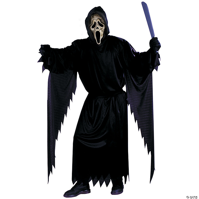 Scream Boys Bleeding Ghost Face Scary Halloween Costume, Fun World, Size M