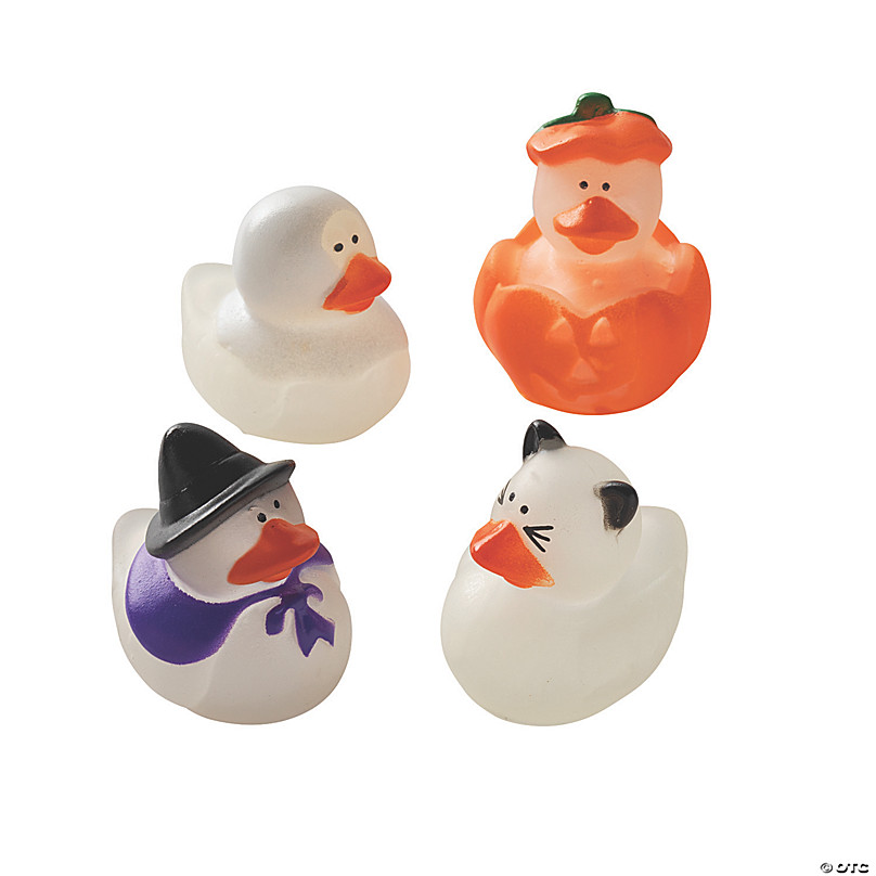 Mini Glow in the Dark Duck Toys, Set of 12, Glow Rubber Ducks for Carn ·  Art Creativity