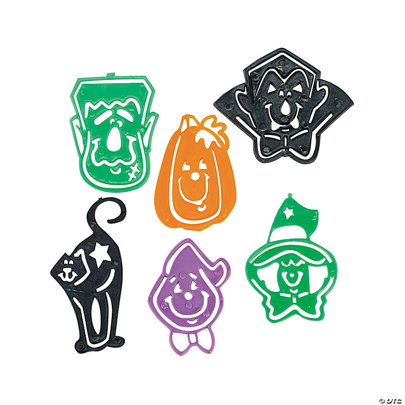 Bulk 144 Pc. Goofy Jack-O'-Lantern Face Stickers