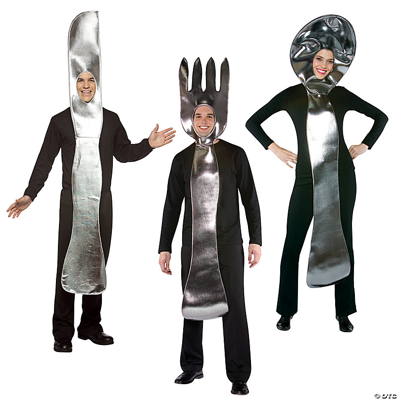 Fork, Spoon & Knife Group Costume | Halloween Express